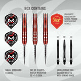 Shot Collab Josh Pearson Steel Tip Dart Set-90% Tungsten Barrels