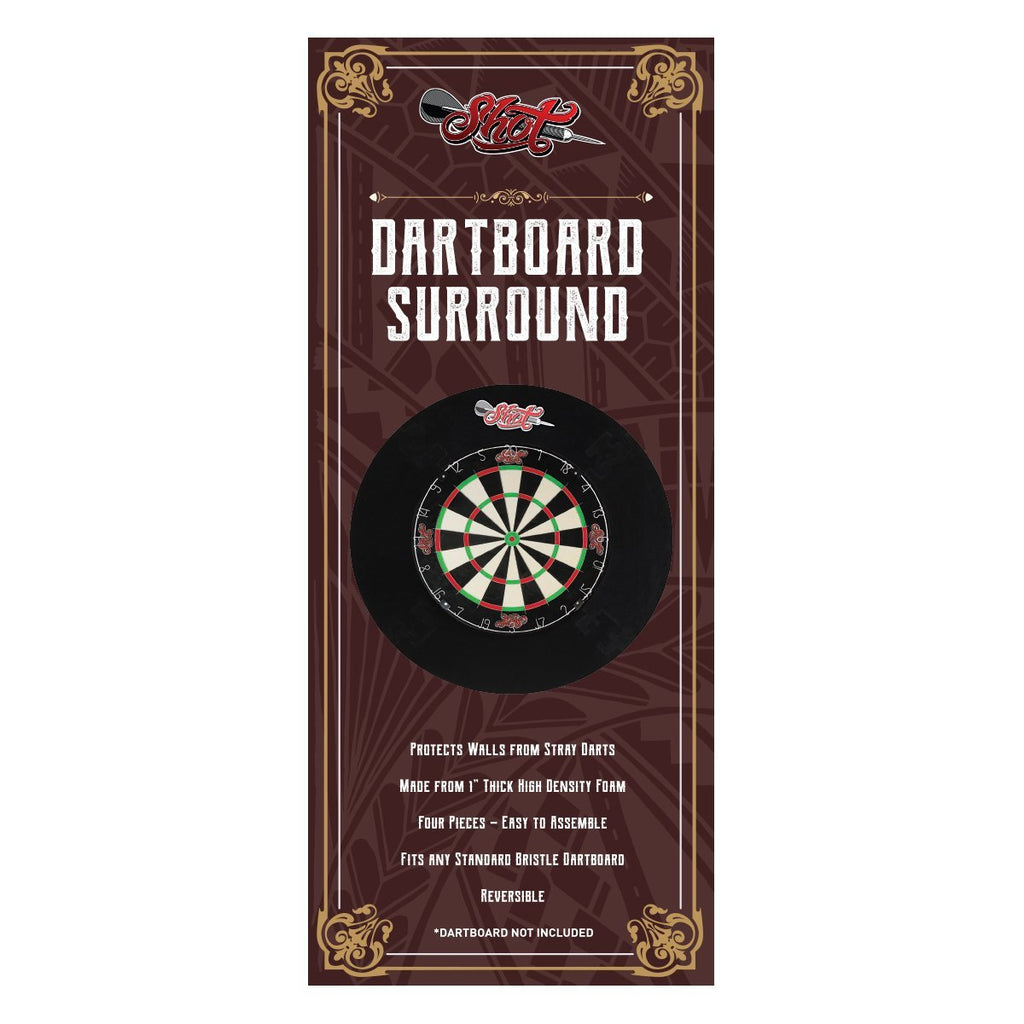 Shot Darts Dartboard Surround -4 Piece - Shot Darts New Zealand