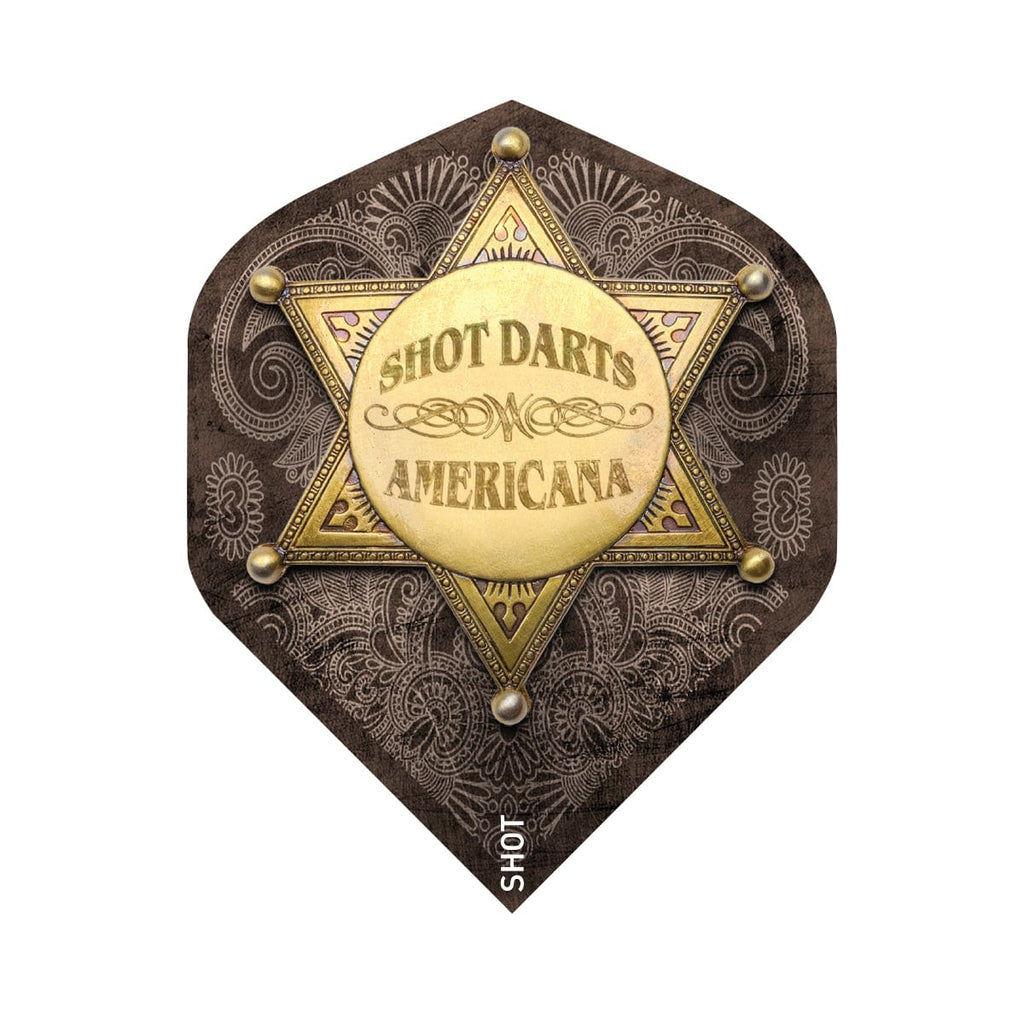 Americana Tin Dart Flight Set-Standard - Shot Darts New Zealand