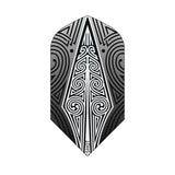 Odin's Spear Dart Flight Set-Slim-Black - Shot Darts New Zealand
