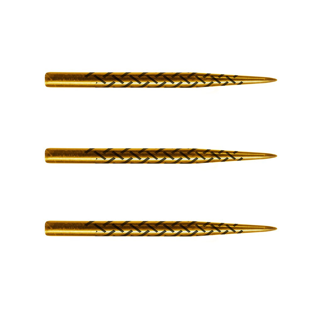 Kapene Gold Titanium Coated Steel Tip Points-35mm - Shot Darts New Zealand