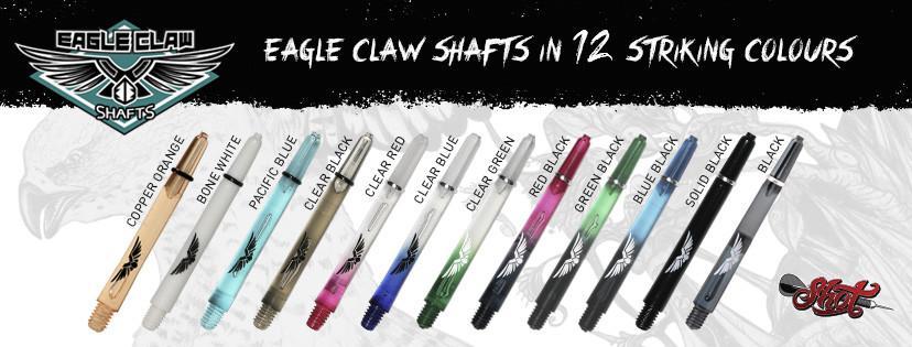 Eagle Claw Dart Shafts-Black - Shot Darts New Zealand