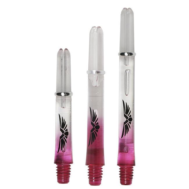 Eagle Claw Dart Shafts-Clear Red - Shot Darts New Zealand